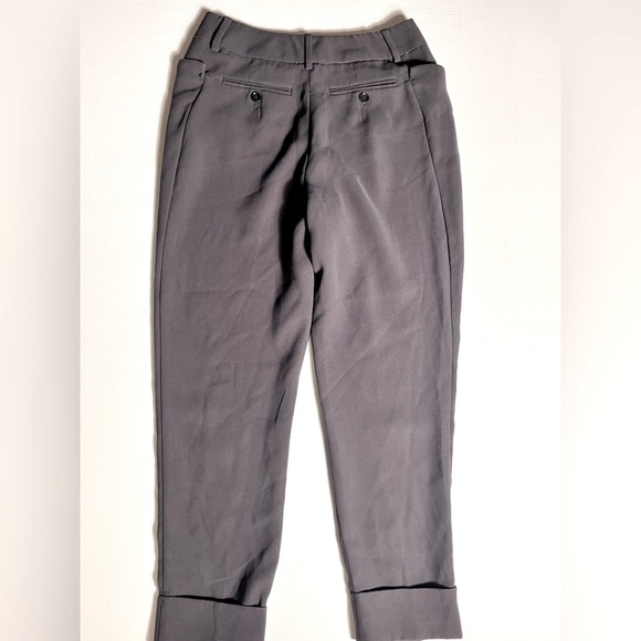 Sportmax Cropped High Waist Grey Trousers sz 2 - Picture 2 of 13